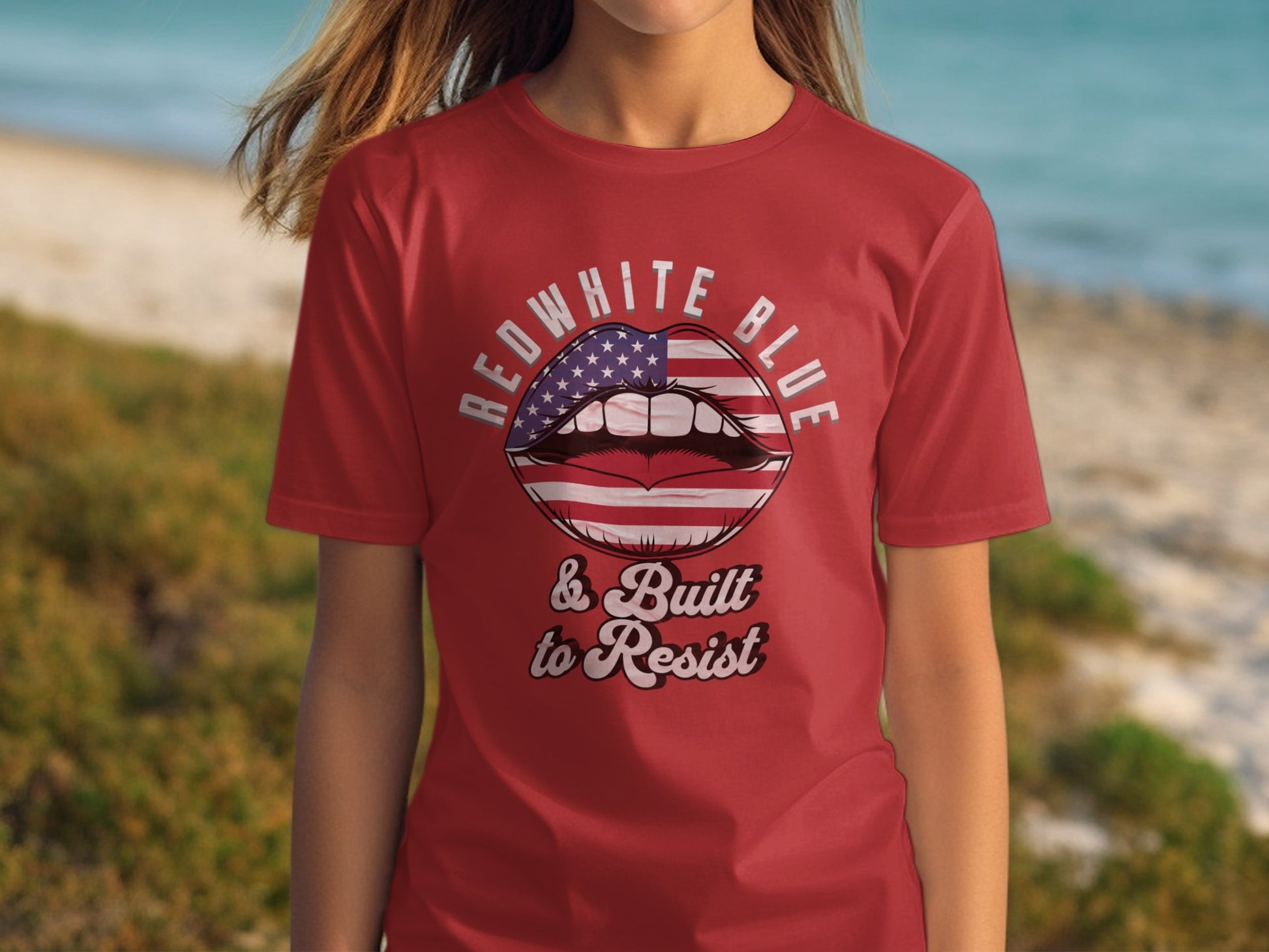 RedWhite Blue Built to Resist Patriotic T-Shirt product
