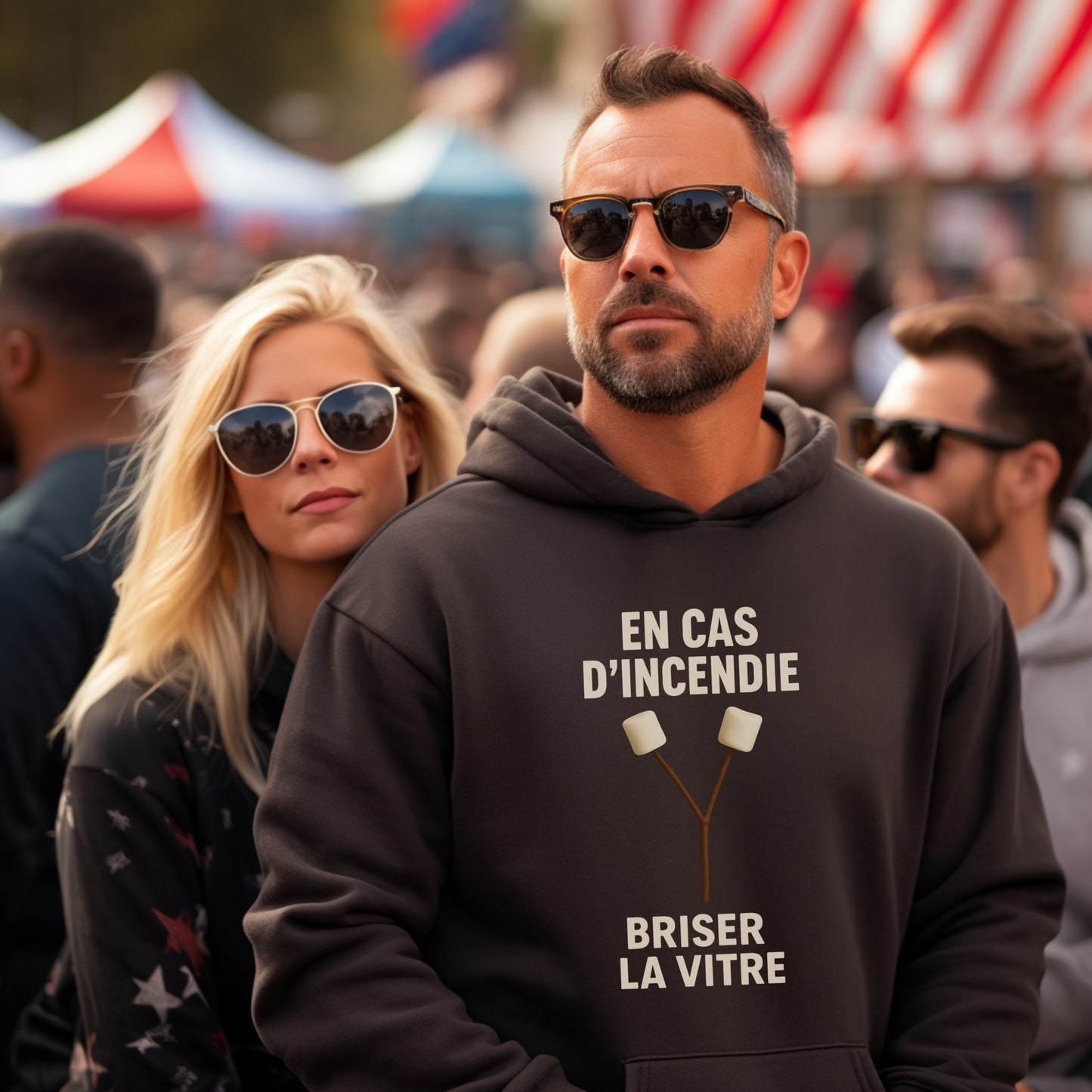 En Cas D'incendie Briser La Vitre Hoodie