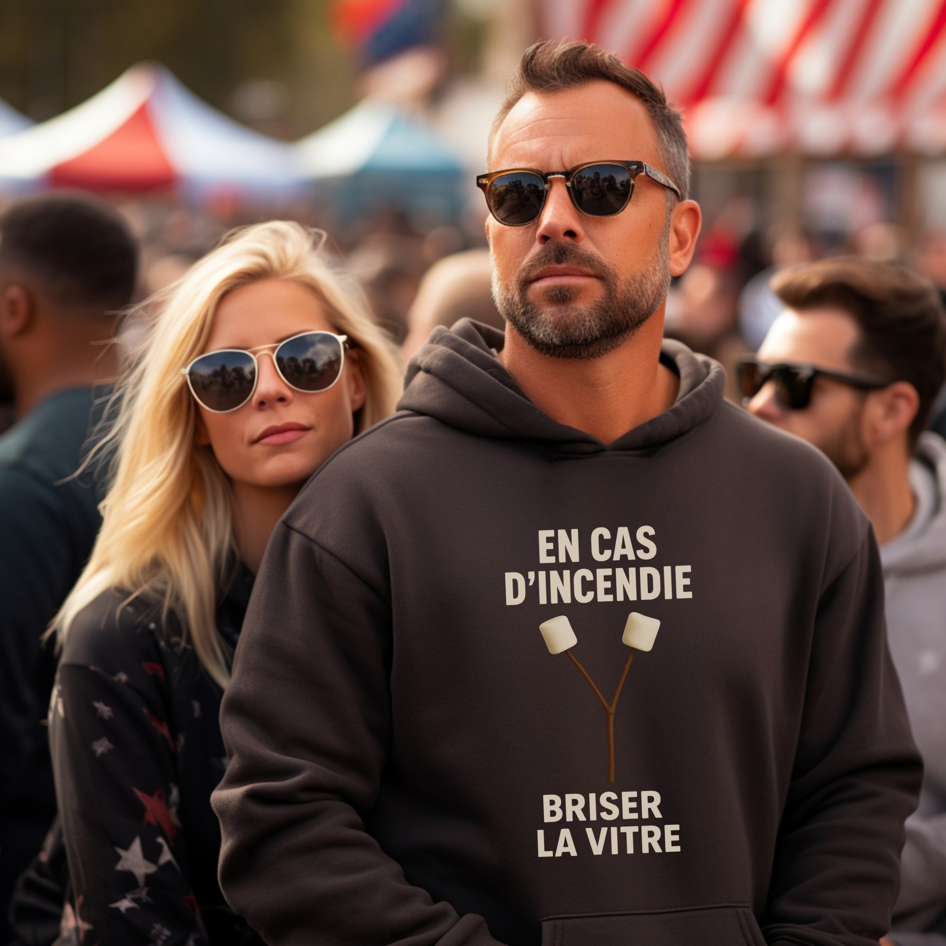 En Cas D'incendie Briser La Vitre Hoodie