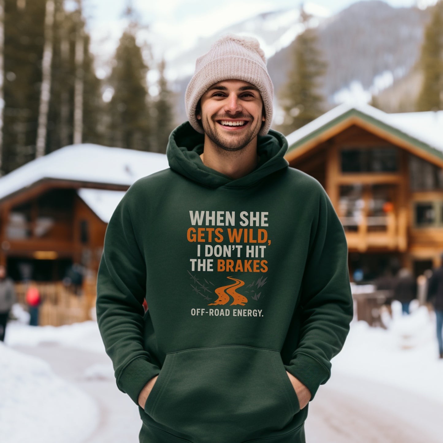 When She Gets Wild I Don't Hit The Brakes Hoodie