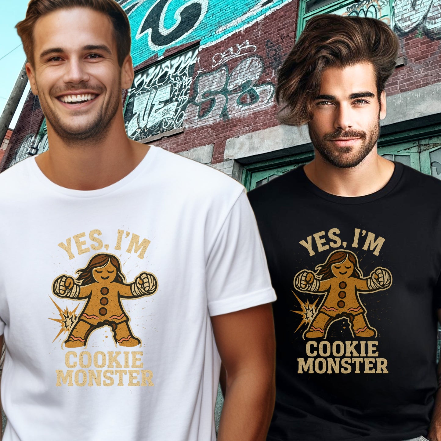 Yes I'm Cookie Monster Graphic T-shirt product