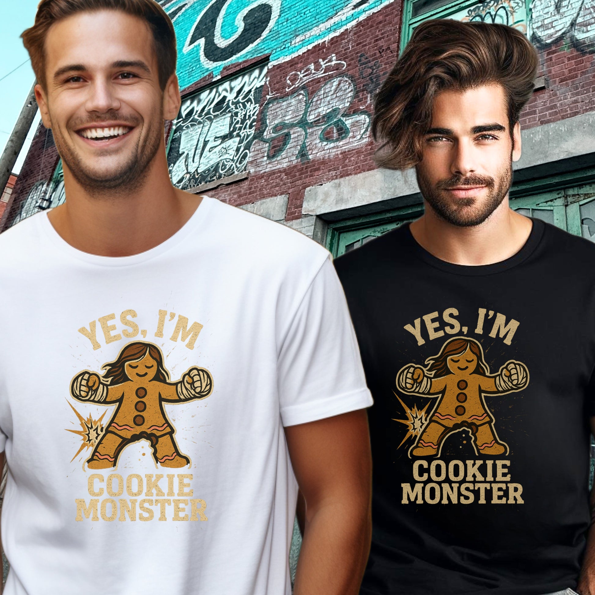 Yes I'm Cookie Monster Graphic T-shirt product
