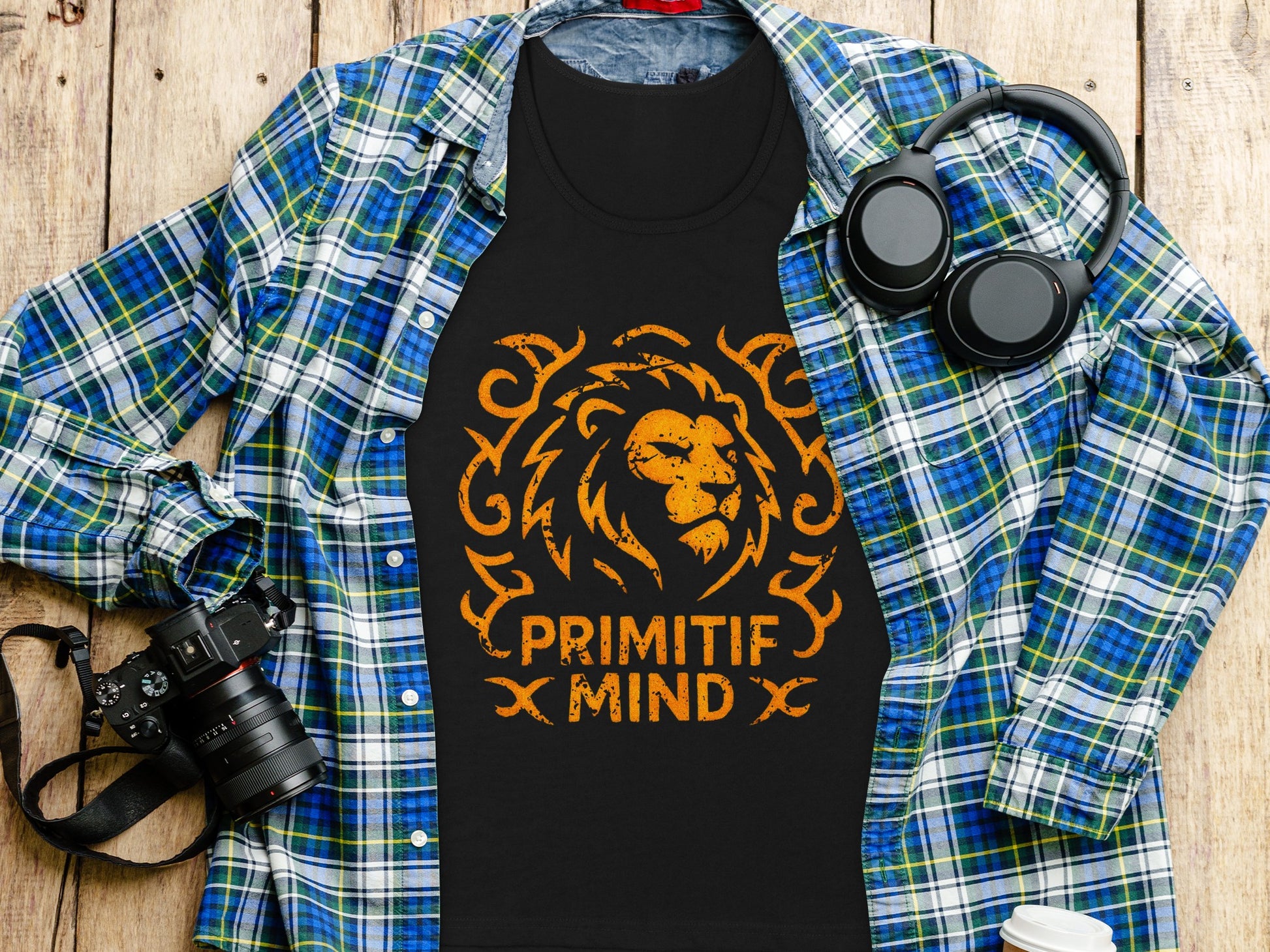 Primitif Mind Lion Graphic T-Shirt product type