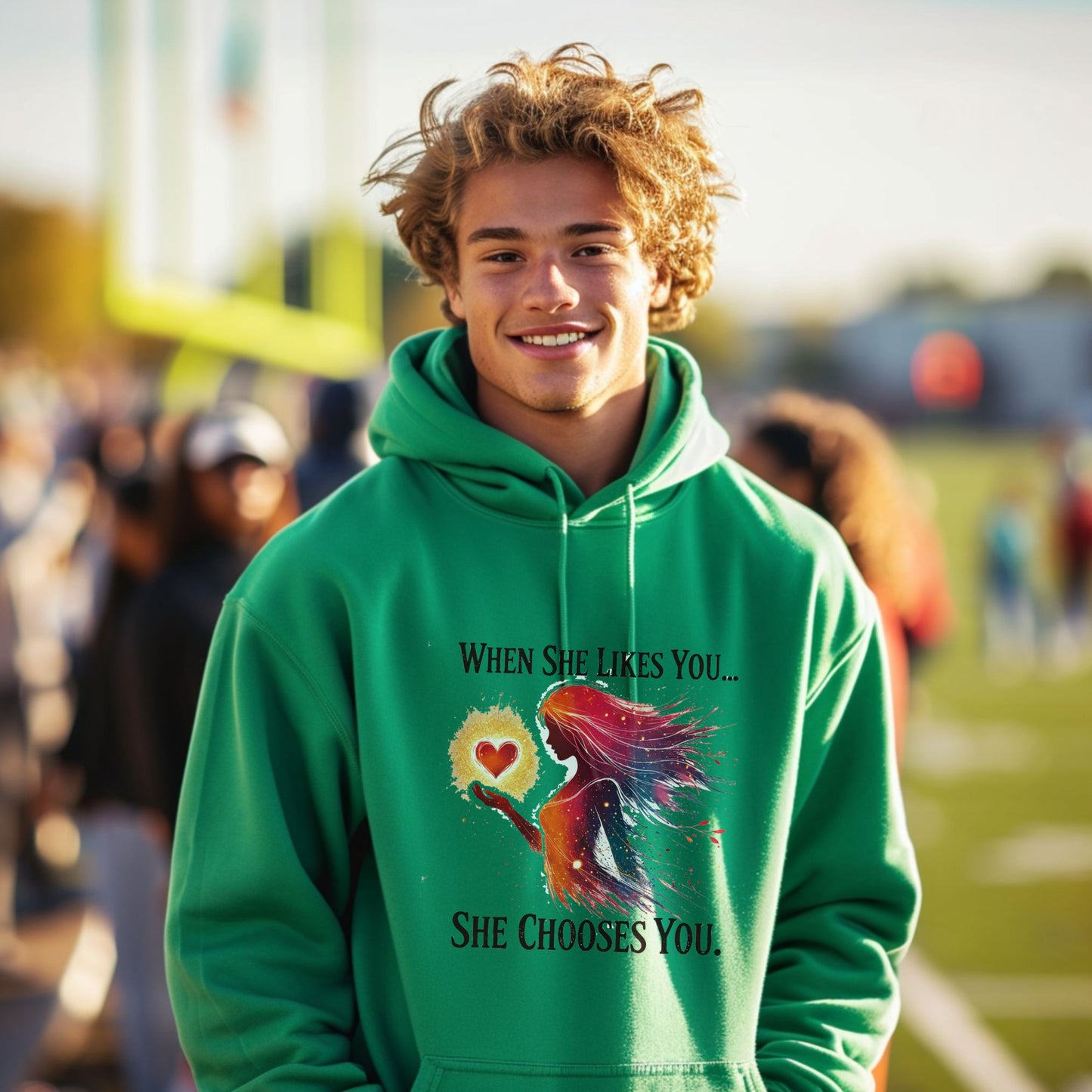 When She Likes You She Chooses You Hoodie product