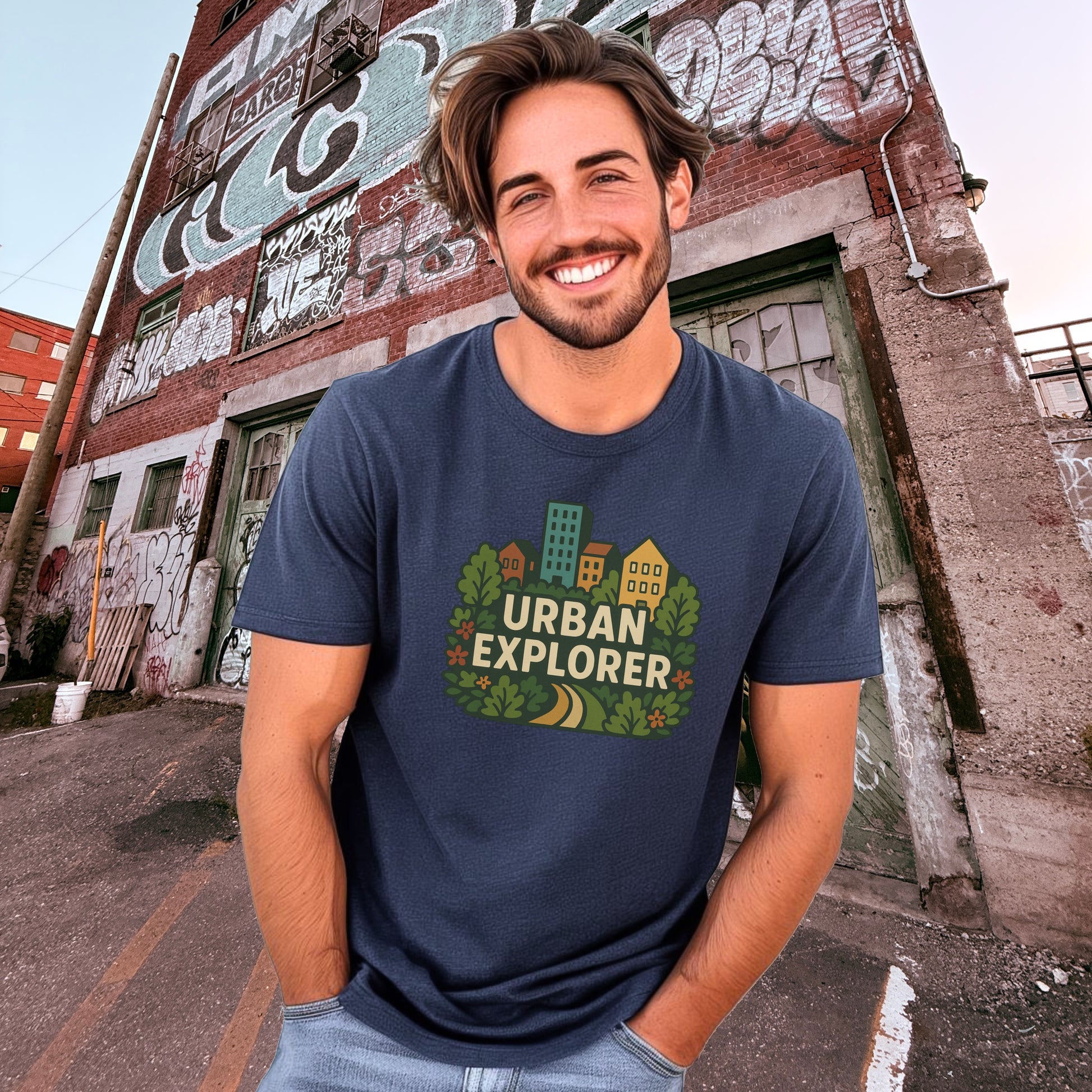 Urban Explorer Graphic Printed T-Shirt Explorer