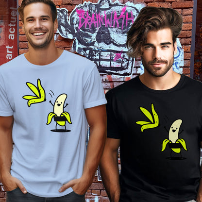Funny Dancing Banana Graphic Tee for Fun Apparel