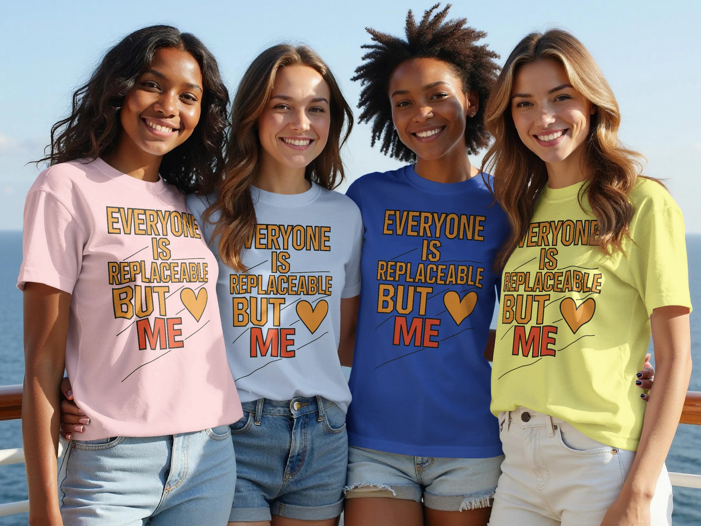 Everyone Is Replaceable But Me Graphic T-Shirt Product