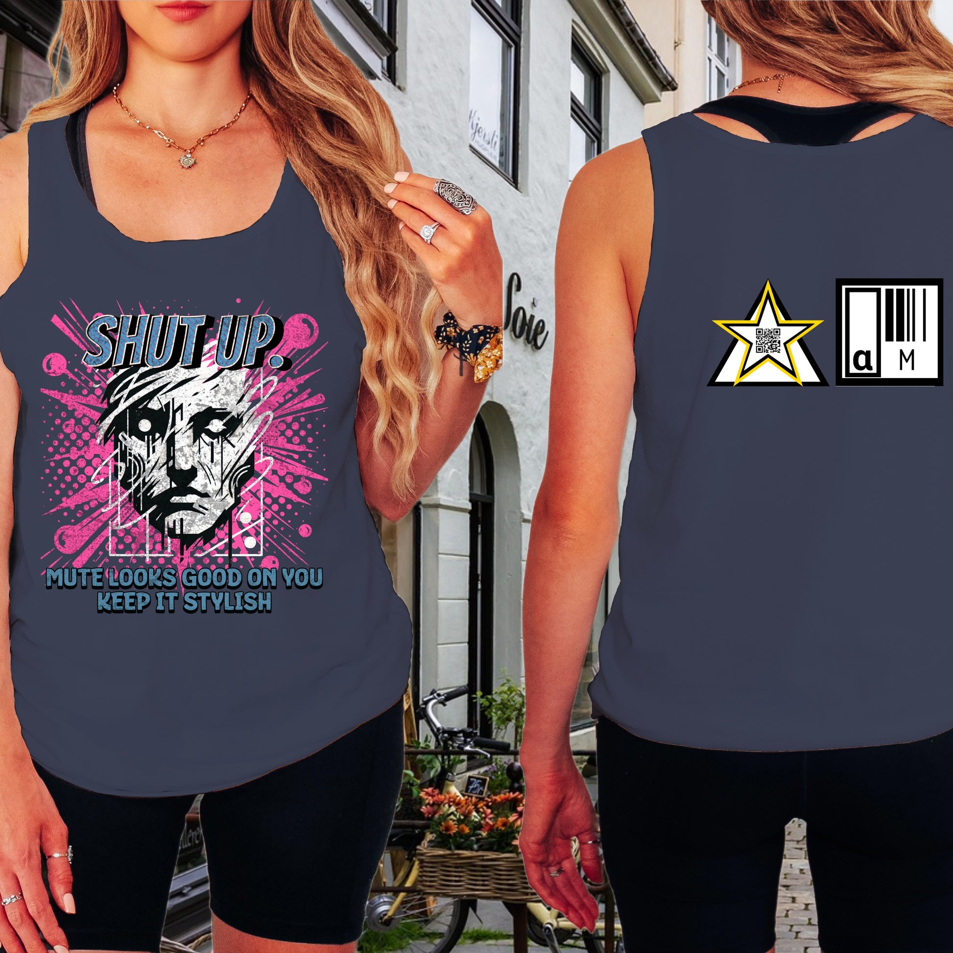 Mute Looks Good On You Keep It Stylish tank top product
