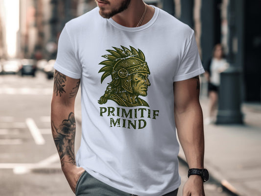 Warrior Graphic Tee With Bold Warrior Print product type