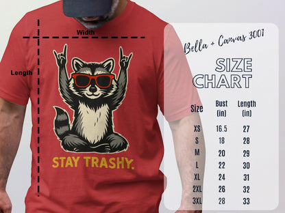 Stay Trashy Raccoon Graphic Tee