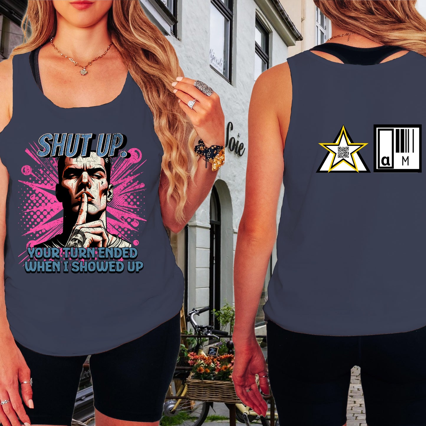 Shut Up Your Turn Ended Graphic Tank Top product type