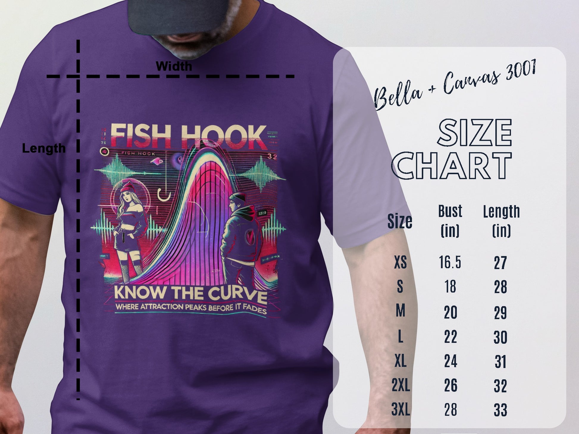 Fish Hook Know The Curve Graphic Tee product