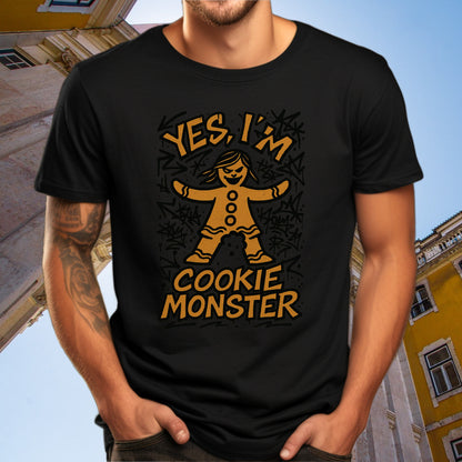 Yes I'm Cookie Monster T Shirt Funny Quirky Product