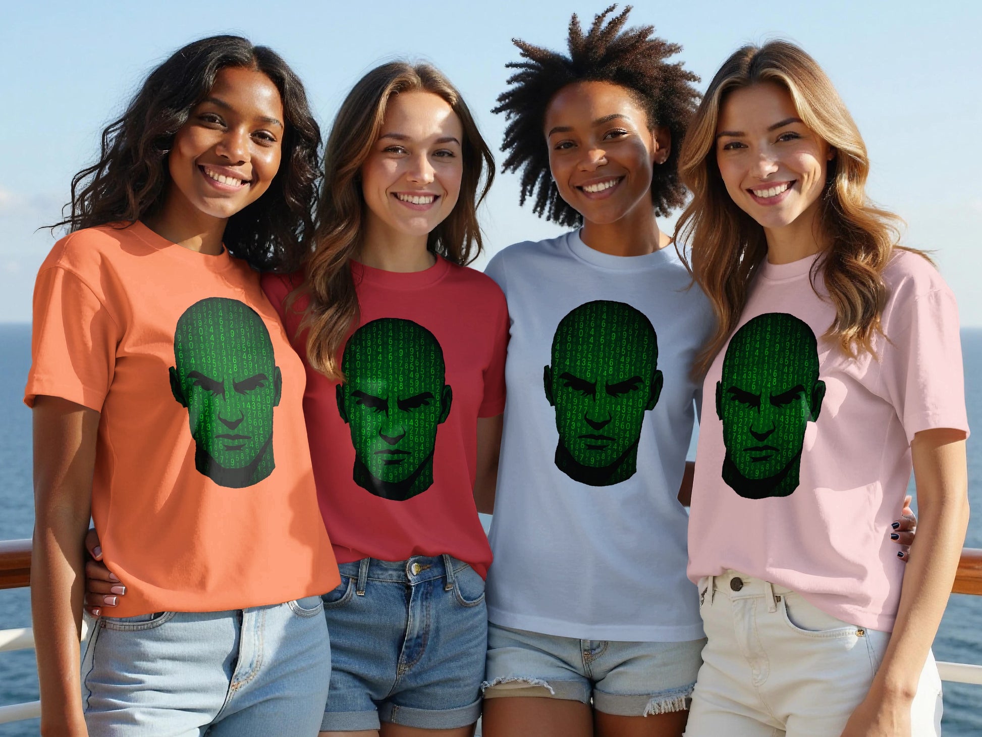 Stylish Graphic Tees Featuring Cool Face Design
