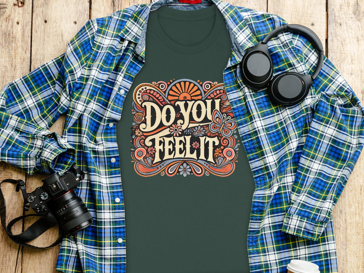 Vibrant Do You Feel It Graphic Tee Shirt product