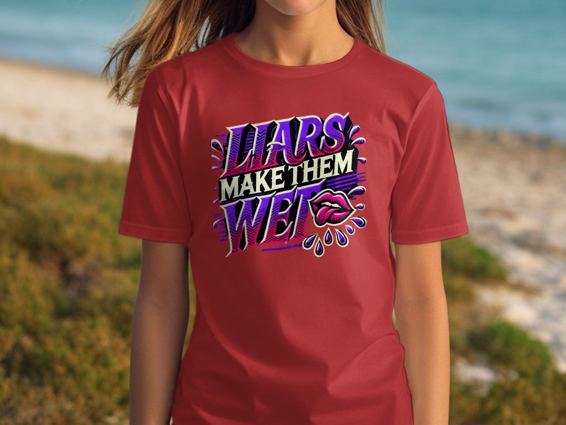 Liars Make Them Wet Graphic Tee Shirt product