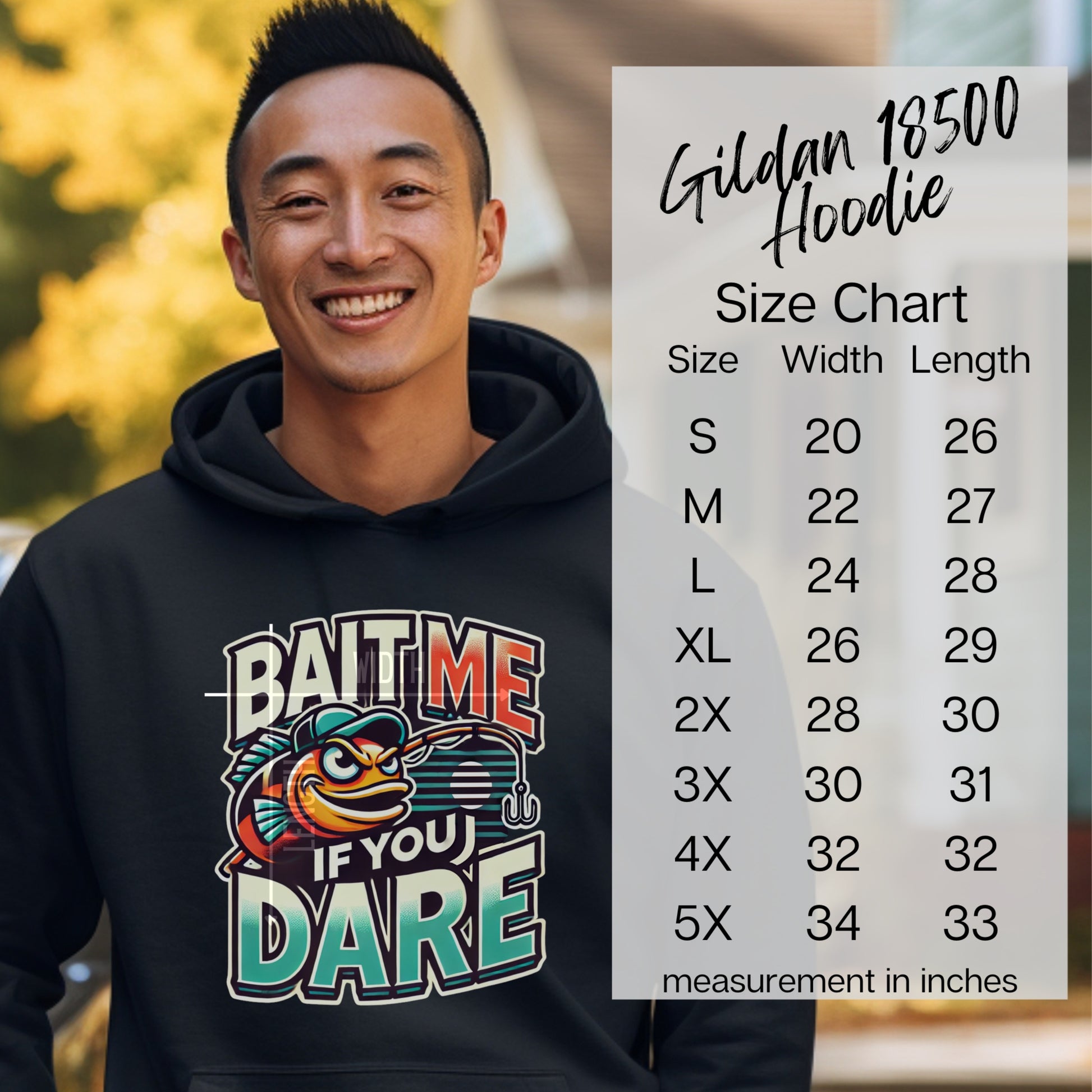 Unique Gildan 18500 Hoodie with Fishing Graphic Hoodie