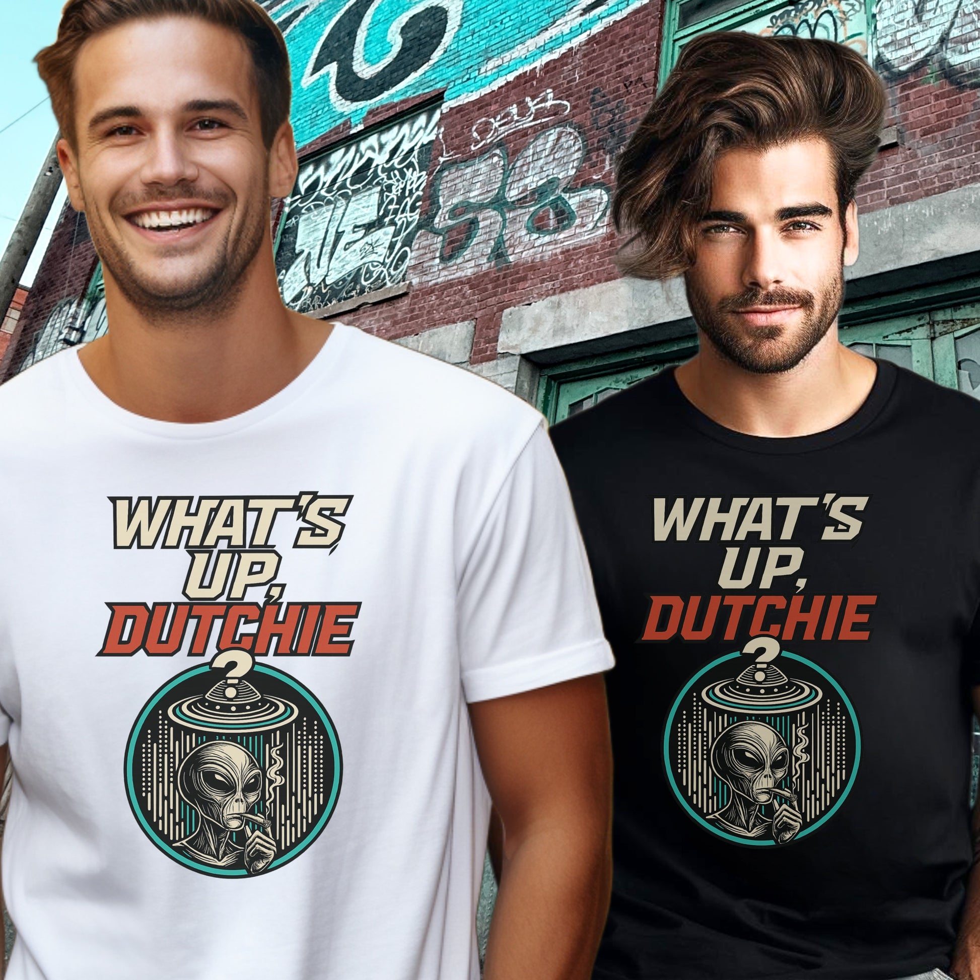 What's Up Dutchie Graphic Print T-Shirt product type