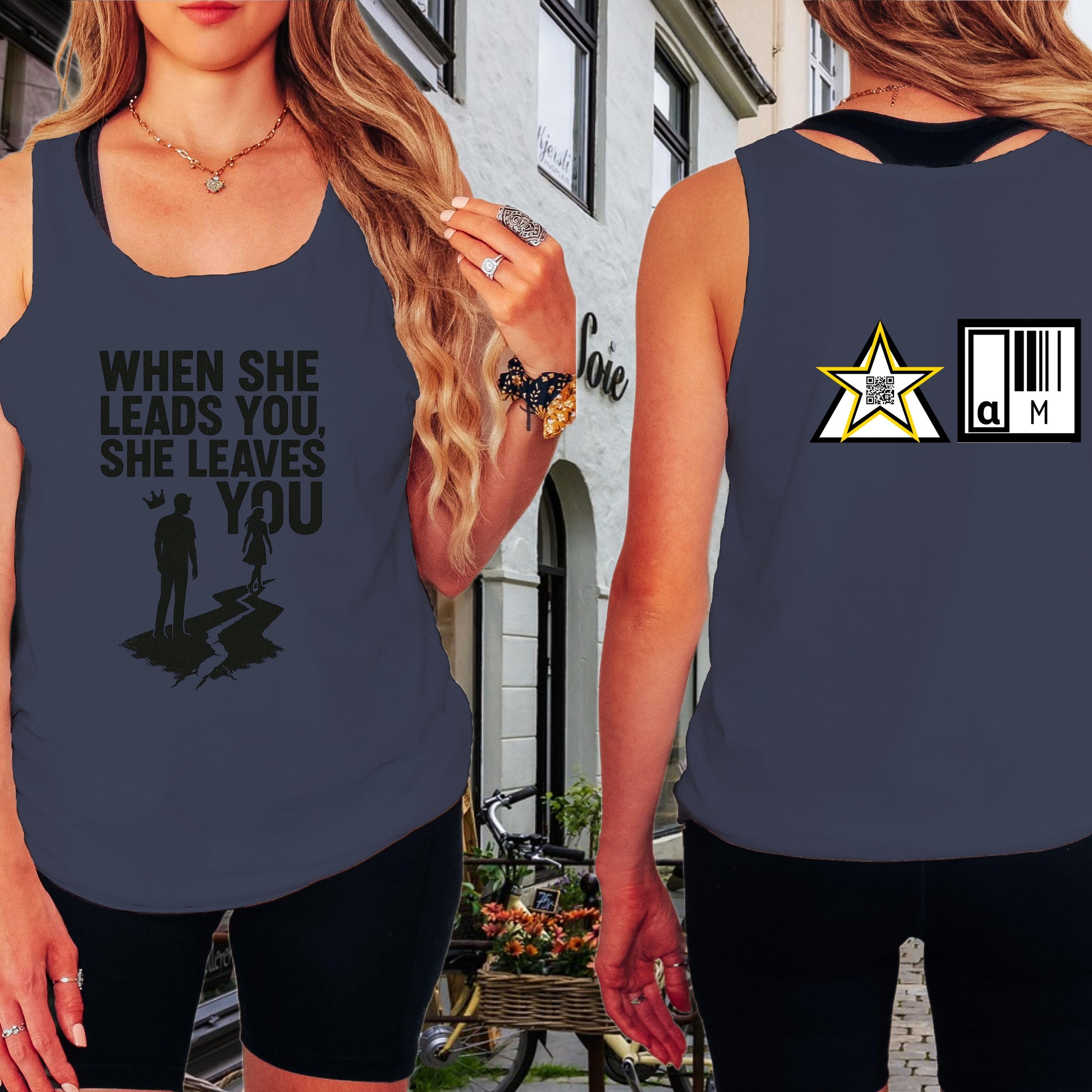 When She Leads You She Leaves You Tank Top product type