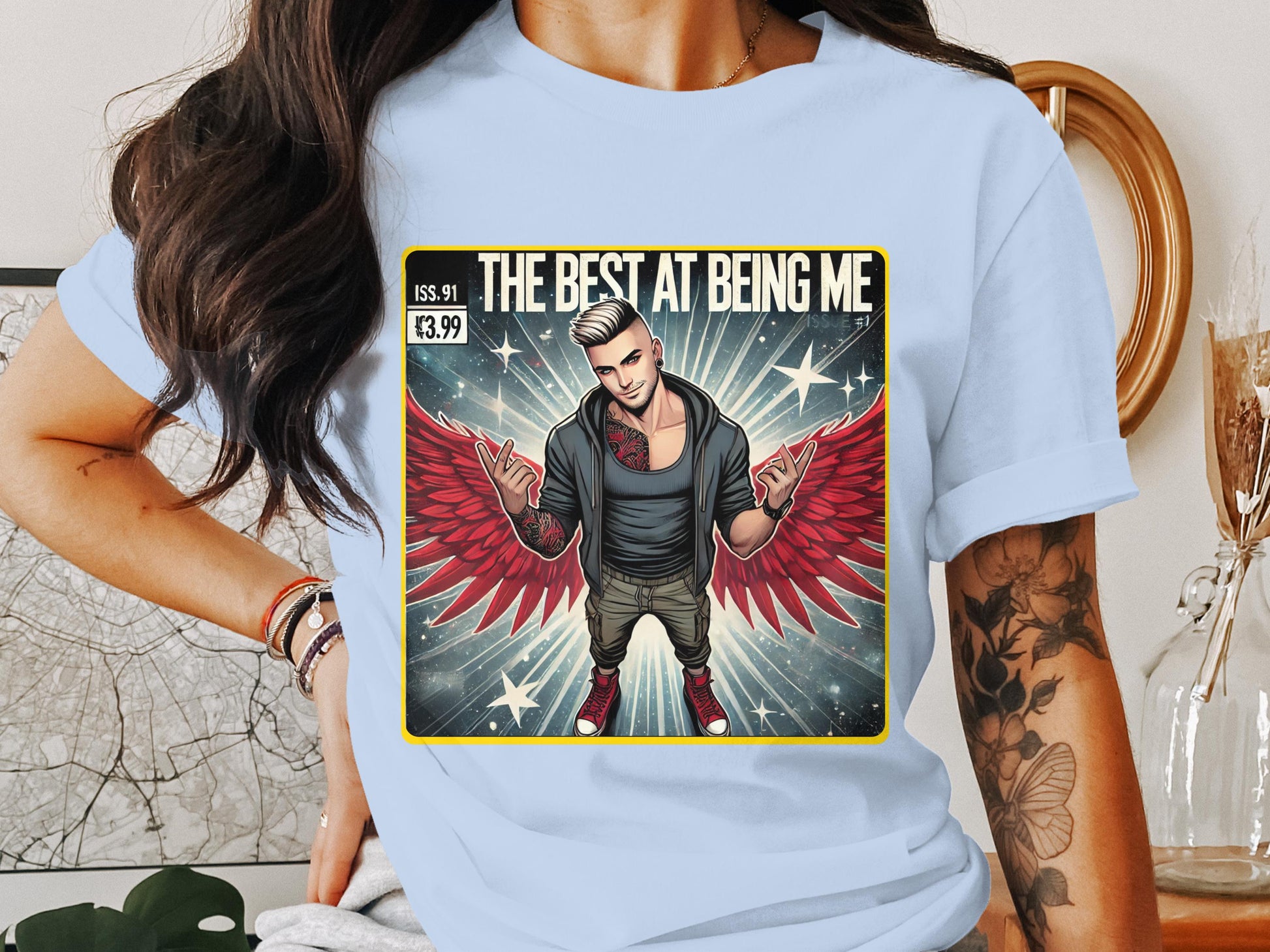 The Best At Being Me Graphic Printed T-Shirt product