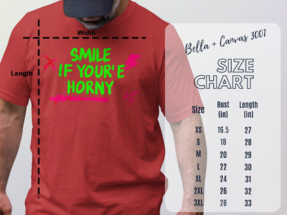 Smile If You're Horny Graphic T-Shirt