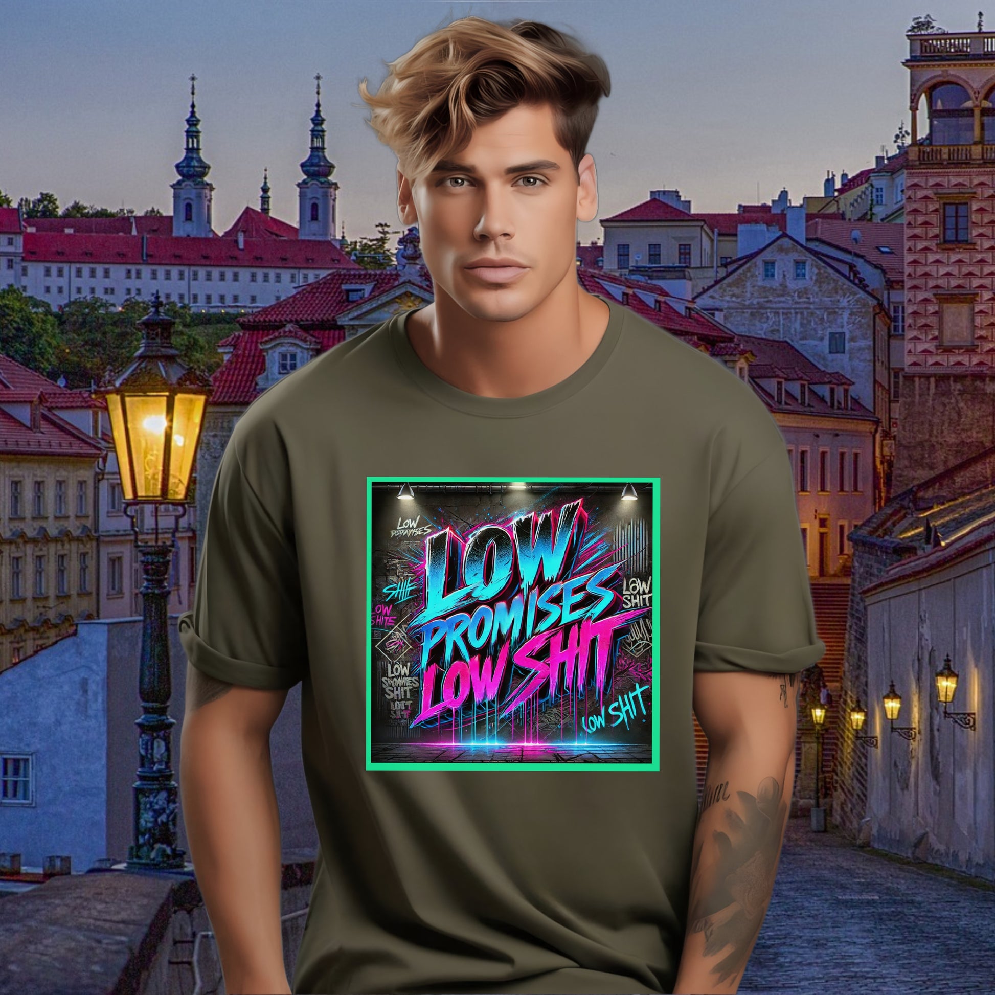 Low Promises Low Shit Graphic T-Shirt product type
