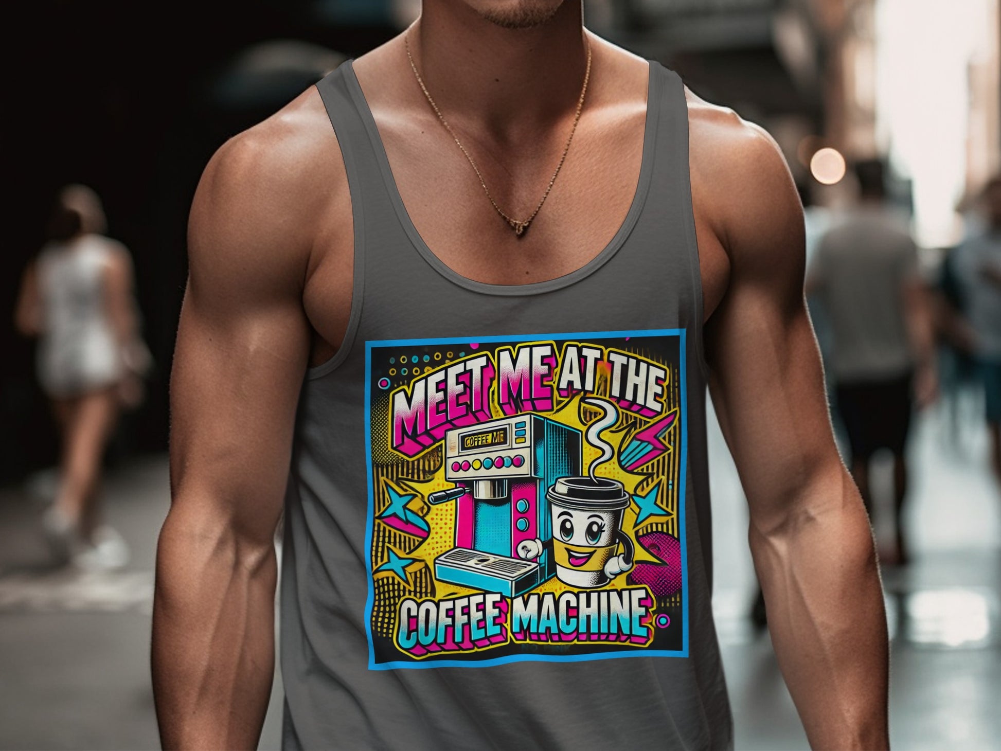 Meet Me At The Coffee Machine Tank Top product