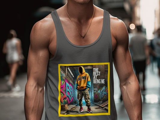 The Best At Being Me Graffiti Artwork Tank Top product