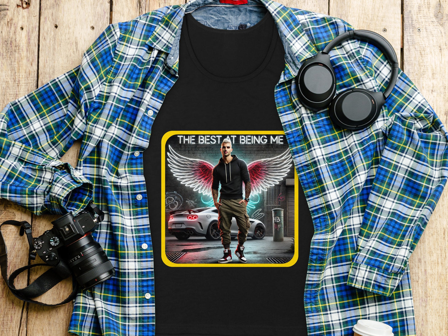 The Best At Being Me Graphic Design T-Shirt product type