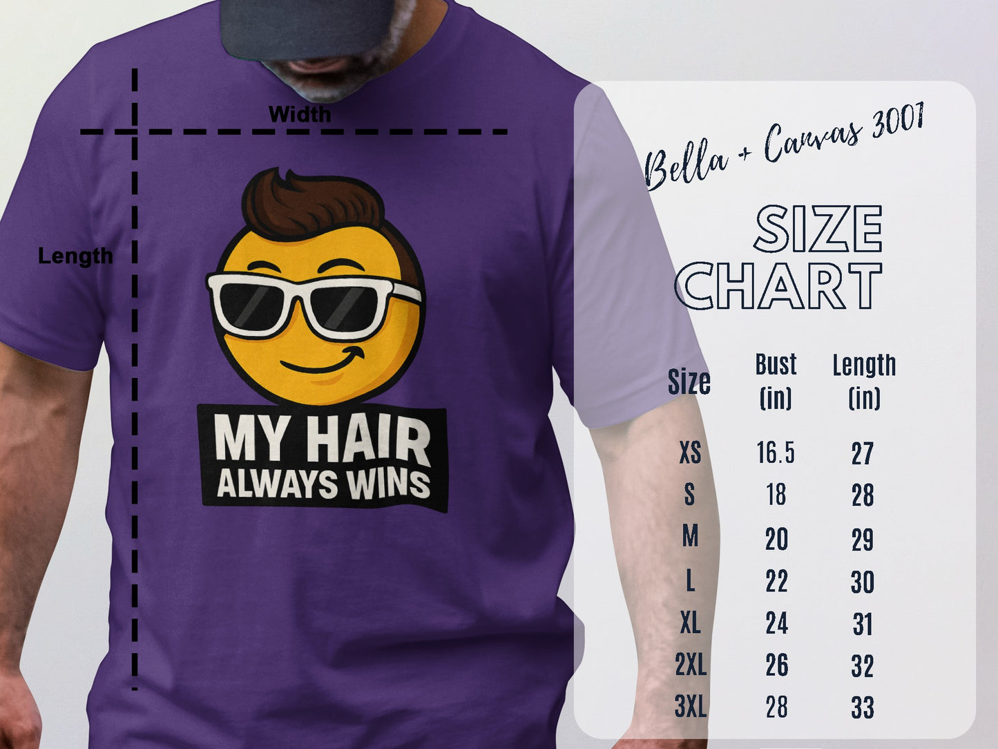 My Hair Always Wins Emoji Graphic TShirt product