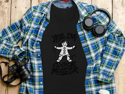 Yes Im Cookie Monster Printed T-Shirt product