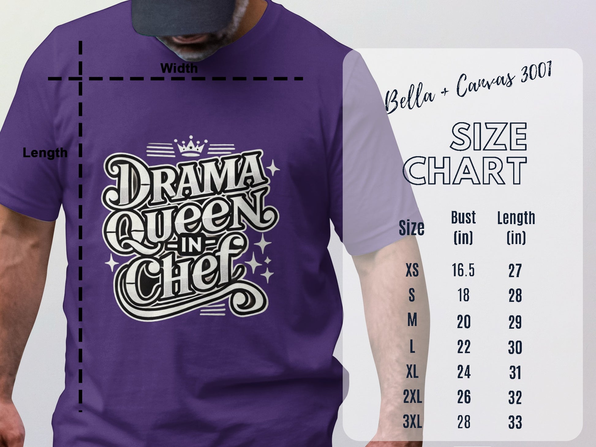 Drama Queen in Chef Graphic Unisex T-shirt product