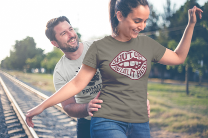 Shut Up Ou Like it here – unisex streetwear graphic tee