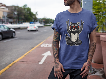 Wild Raccoon Icon Tee – Unisex Streetwear Graphic Tee