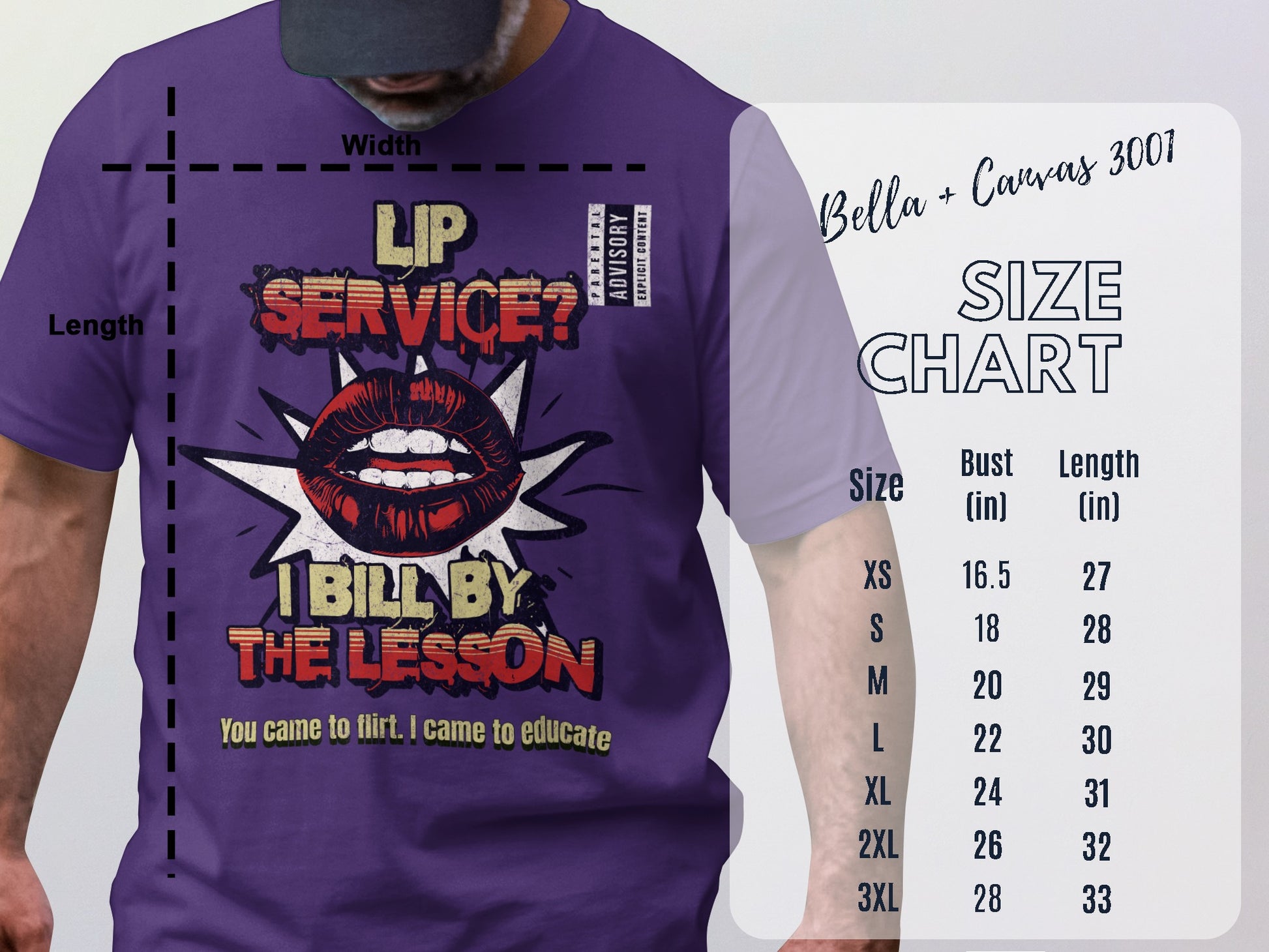 Lip Service I Bill By The Lesson Graphic T-Shirt product