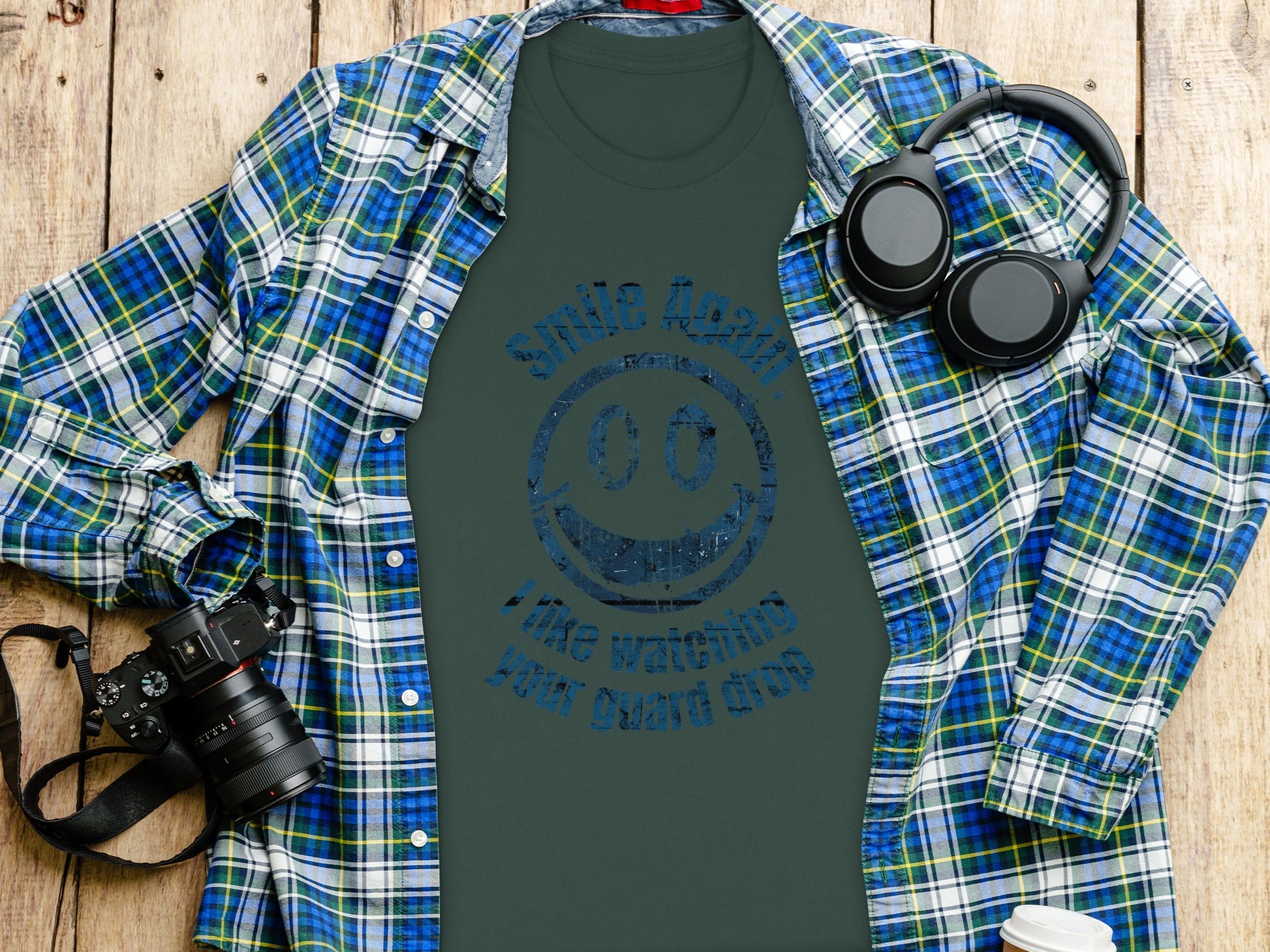 Smile Ahead the Watching Just Dropped Graphic Tee product