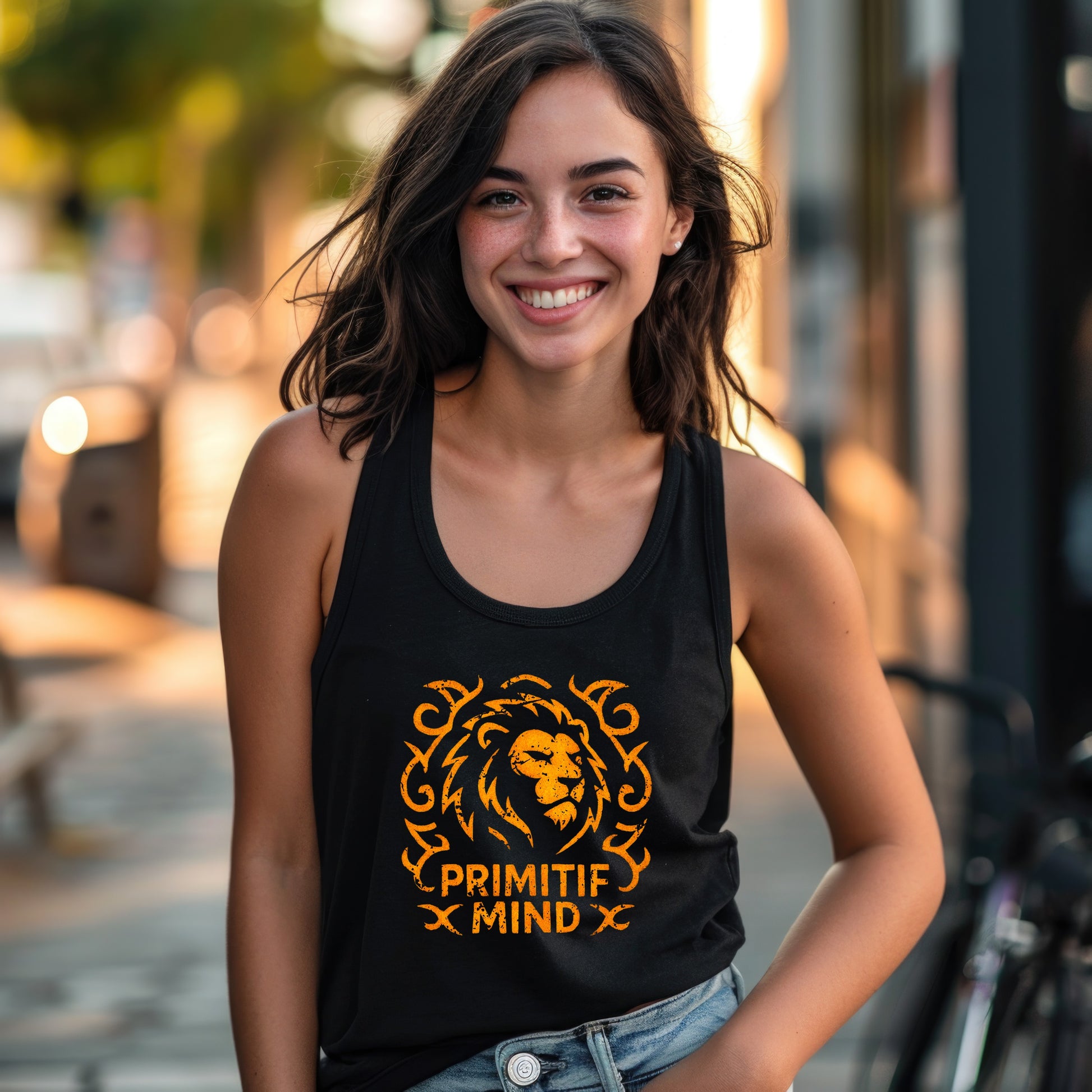 Primitif Mind Lion Graphic Tank Top product type