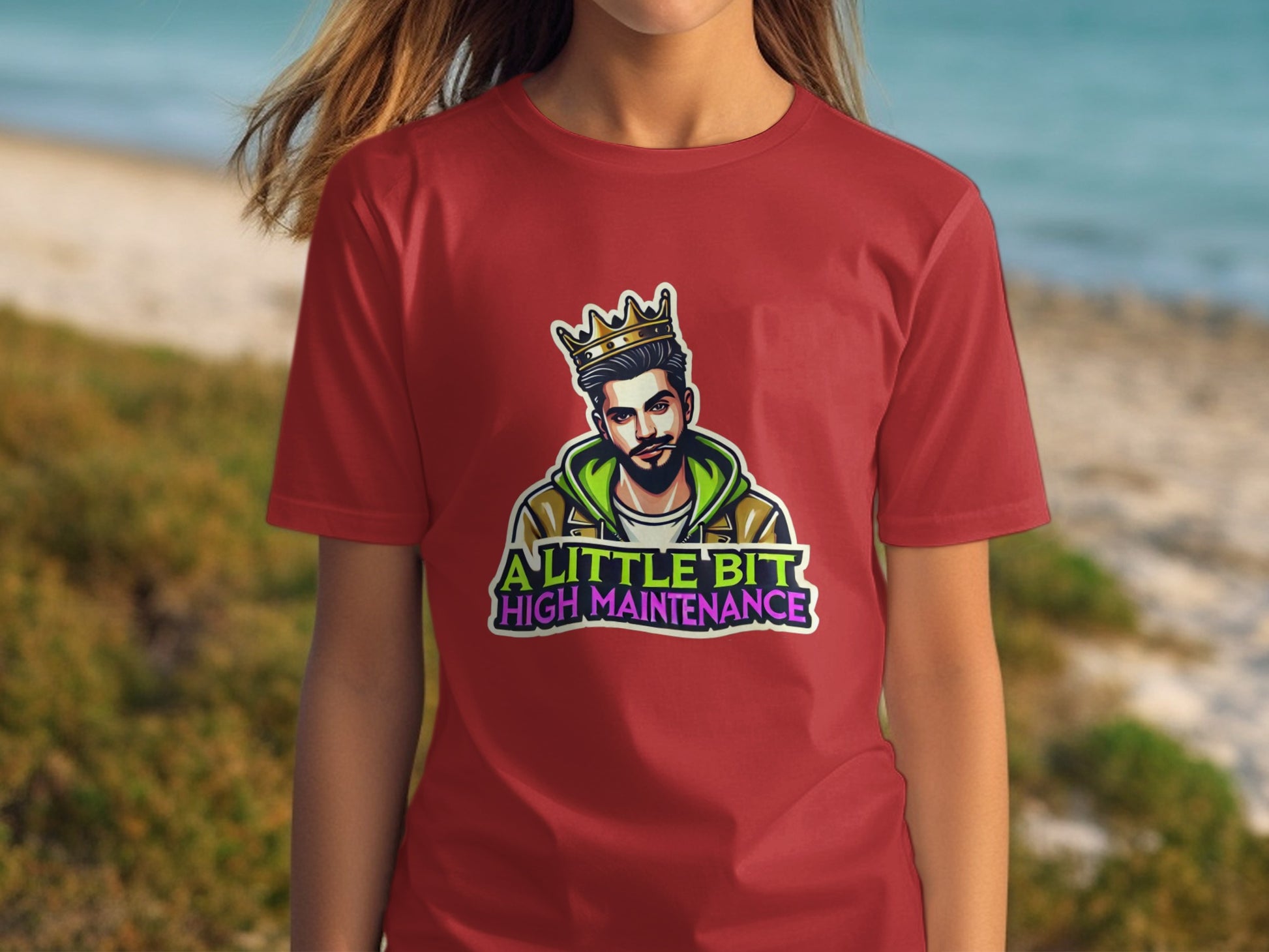 A Little Bit High Maintenance Statement T-Shirt product type