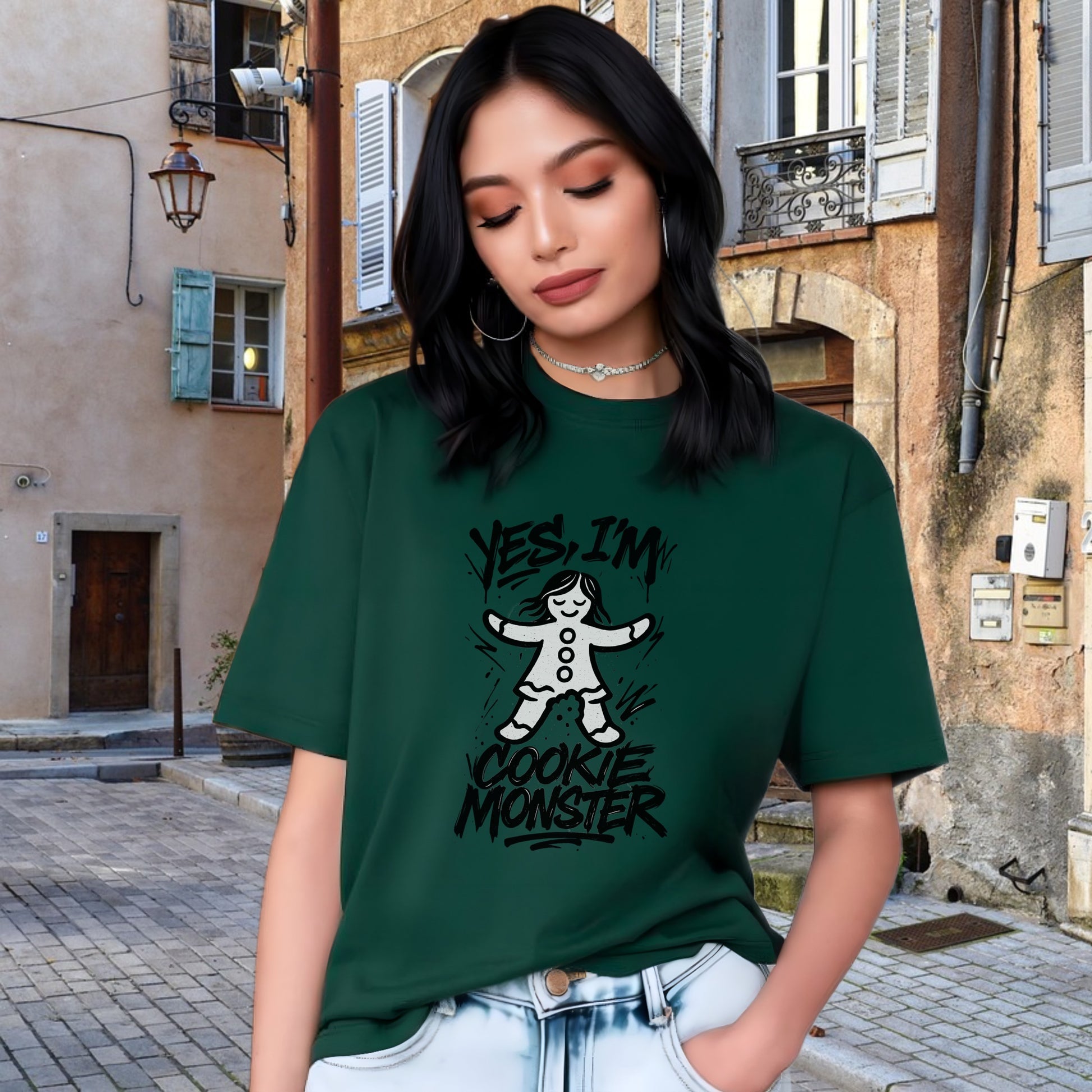 Yes I'm Cookie Monster Graphic T-shirt product
