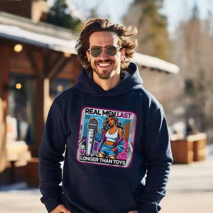 Real Men Last Longer Than Toys Hoodie product