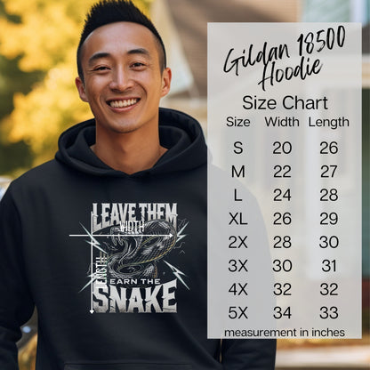 Leave Them With Earn The Snake Gildan 18500 Hoodie product