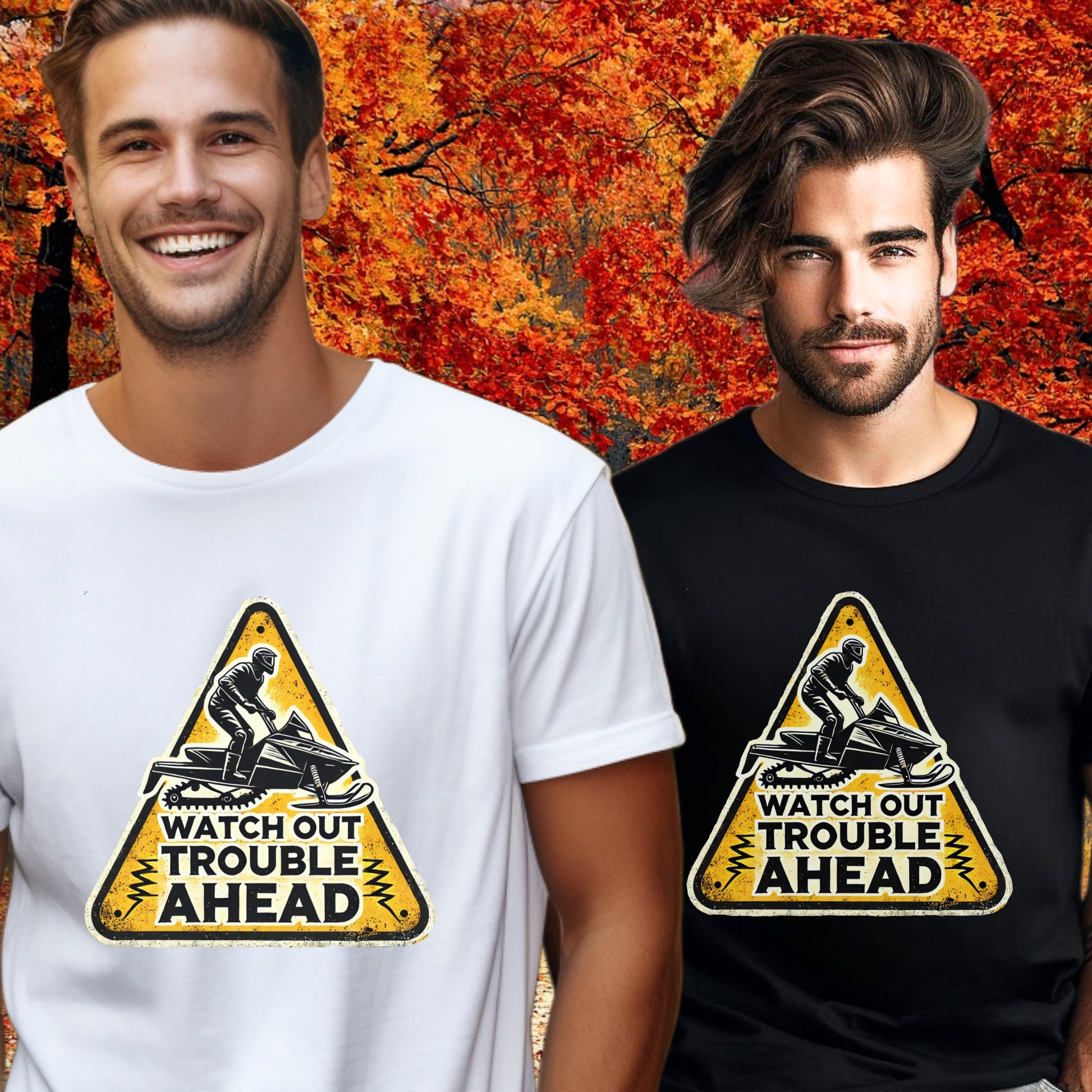 Watch Out Trouble Ahead Graphic T-Shirt Product
