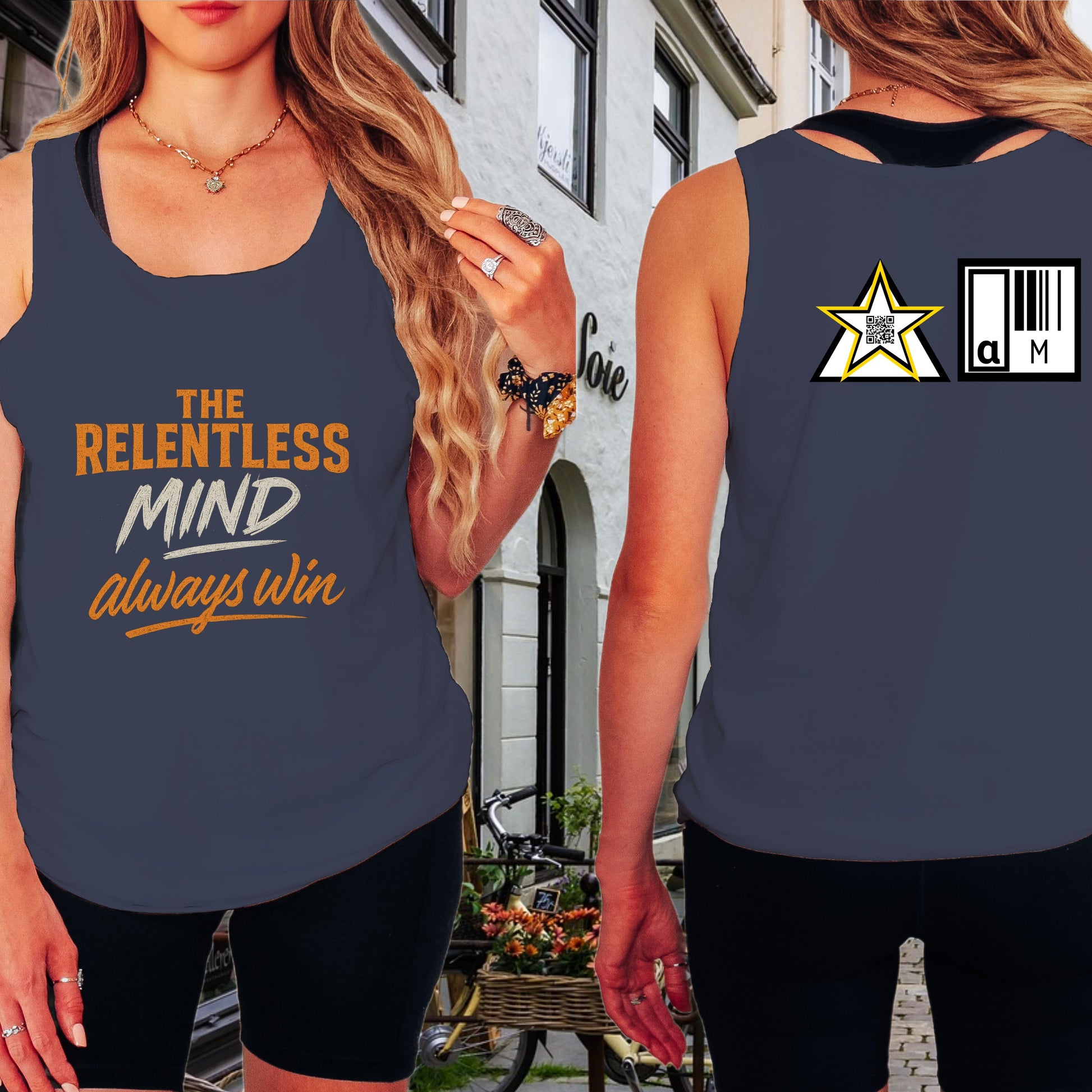 The Relentless Mind Always Win Quote Fitness Tank product