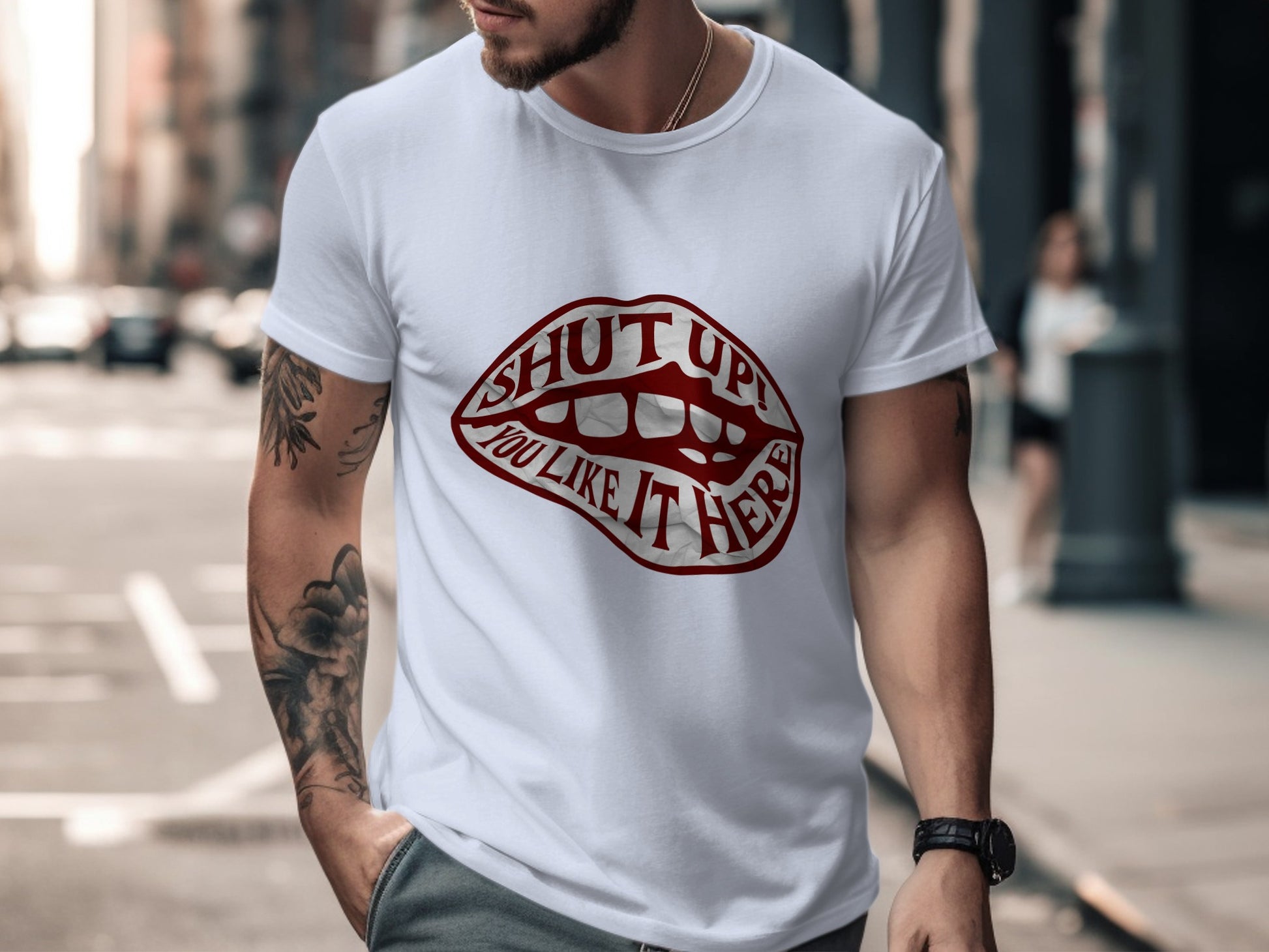 Shut Up You Like It Here Graphic T Shirt Product