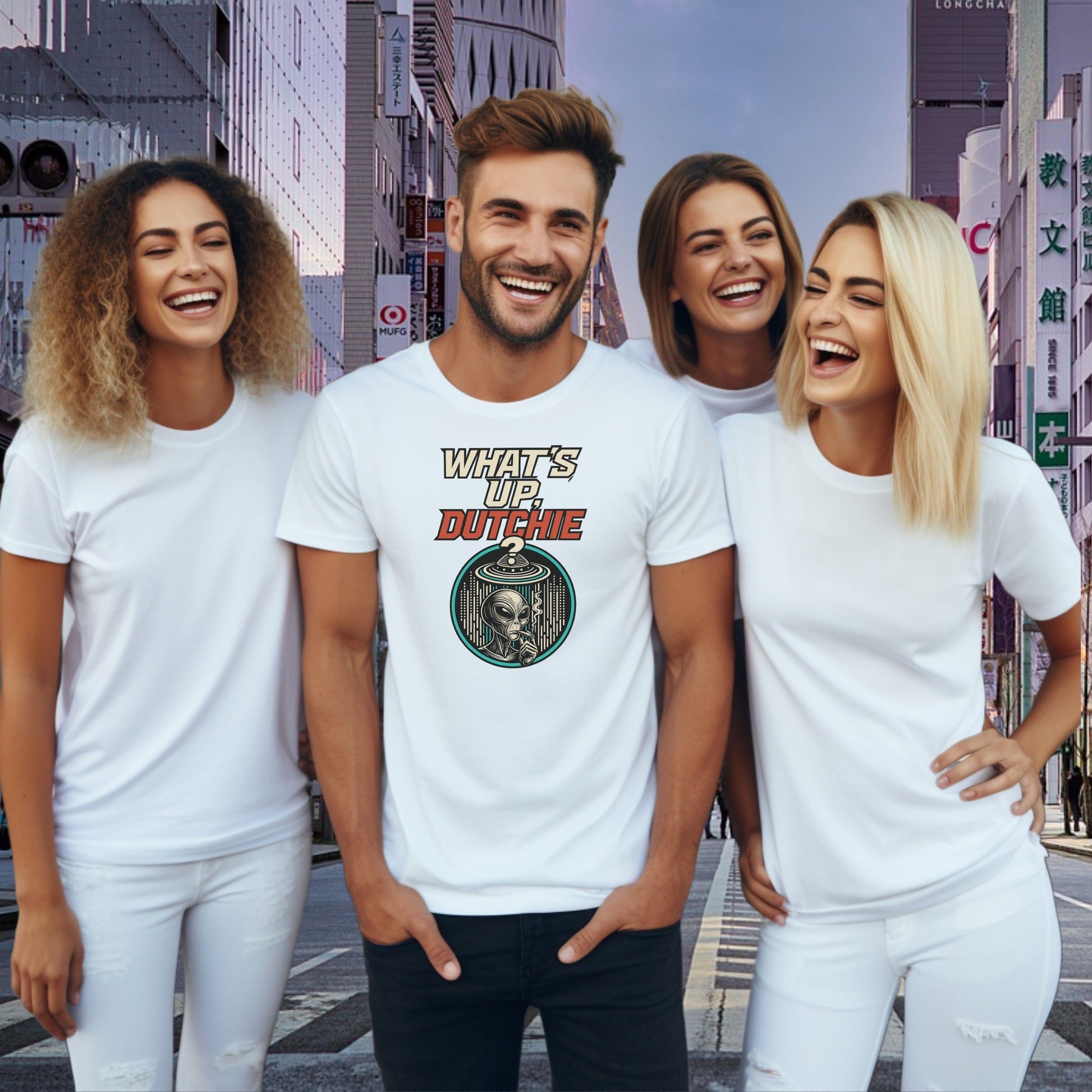 What's Up Dutchie Graphic Design T-shirt product