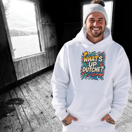 What's Up Dutchie Colorful Graphic Hoodie