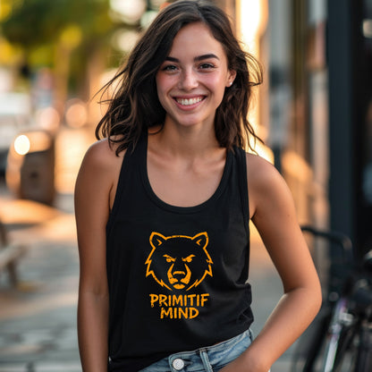 Stylish Graphic Bear Primitif Mind Tank Top product