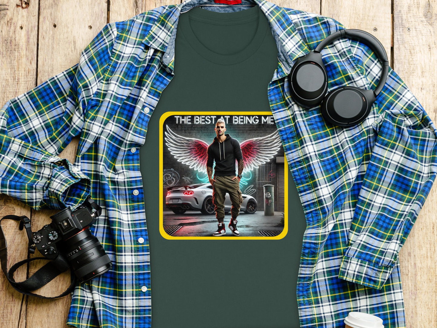The Best At Being Me Wings Graphic Tee product