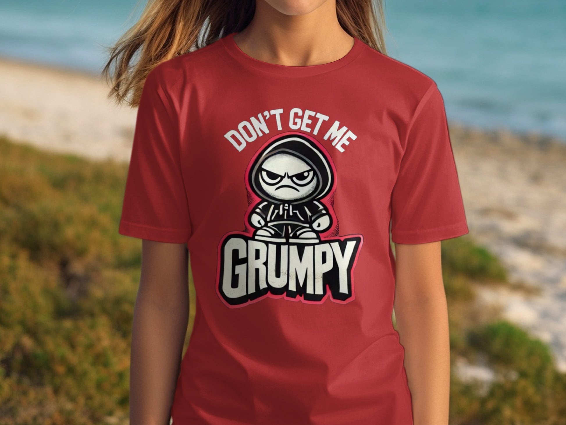 Don't Get Me Grumpy Hooded Character Graphic Shirt product
