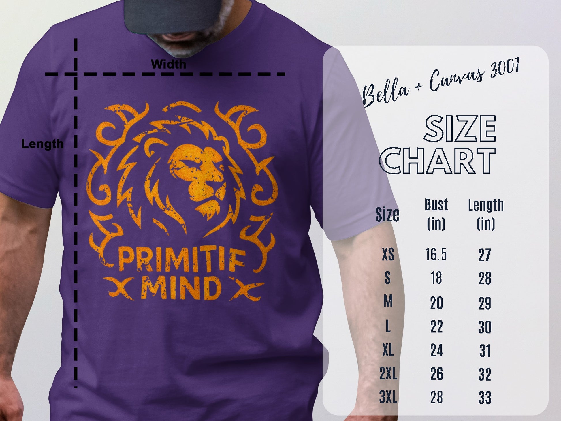 Primitive Mind Lion Graphic T-Shirt Unisex product